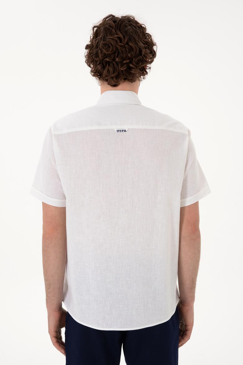 Erkek Beyaz Kısa Kollu Gömlek - 50297896005