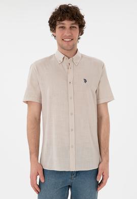 Erkek Taş Kısa Kollu Gömlek - 50306324050