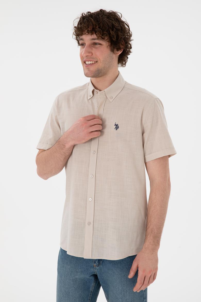 Erkek Taş Kısa Kollu Gömlek - 50306324050