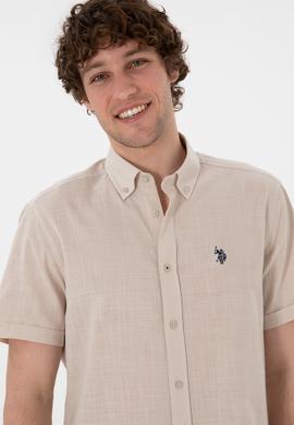 Erkek Taş Kısa Kollu Gömlek - 50306324050