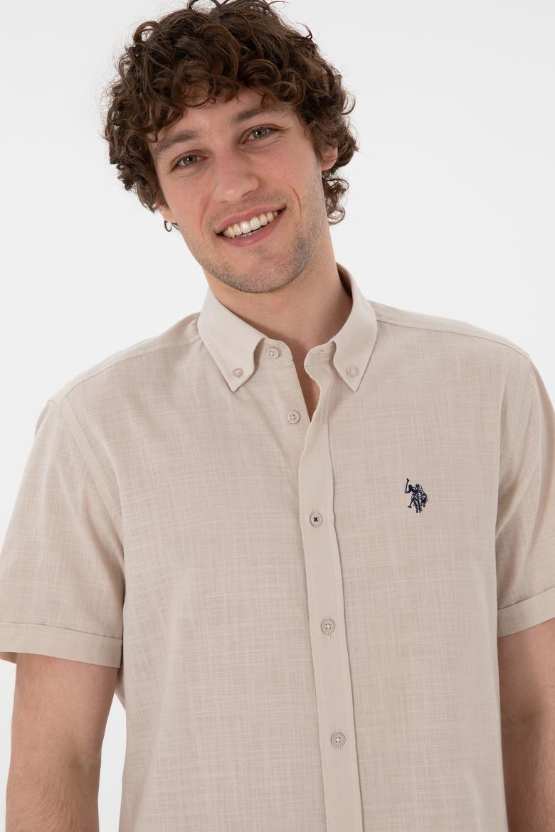 Erkek Taş Kısa Kollu Gömlek - 50306324050