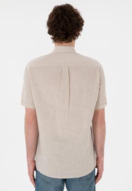Erkek Taş Kısa Kollu Gömlek - 50306324050
