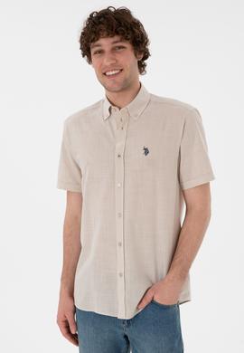 Erkek Taş Kısa Kollu Gömlek - 50306324050