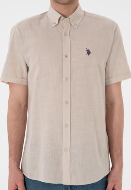 Erkek Taş Kısa Kollu Gömlek - 50306324050