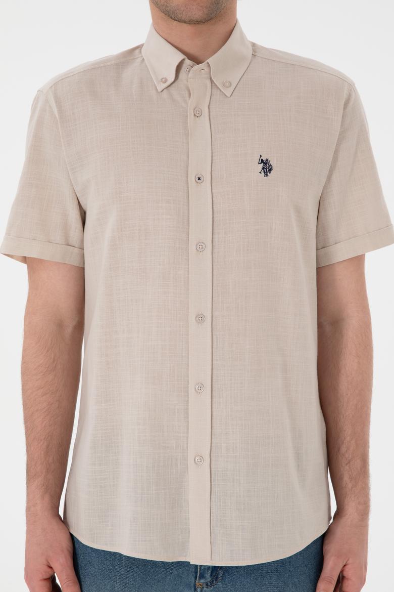 Erkek Taş Kısa Kollu Gömlek - 50306324050