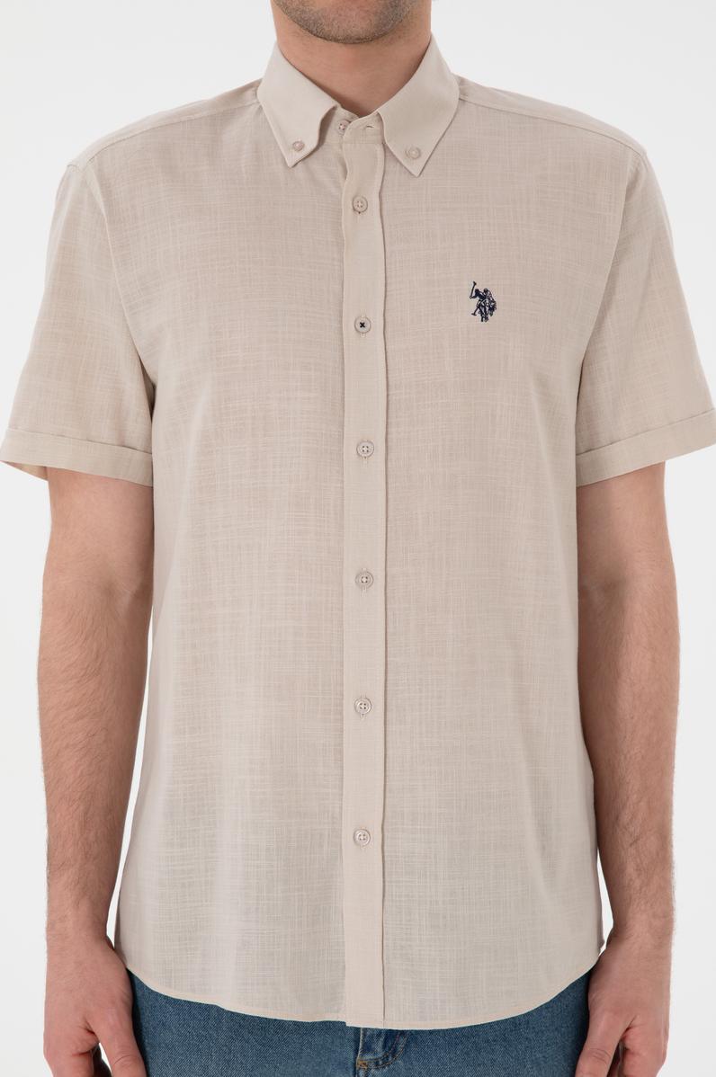 Erkek Taş Kısa Kollu Gömlek