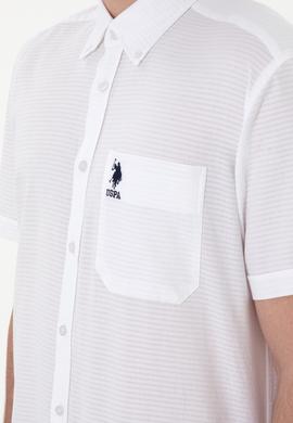 Erkek Beyaz Kısa Kollu Gömlek - 50305707009