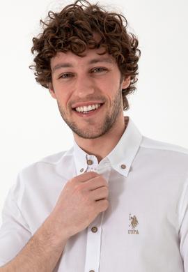 Erkek Beyaz Uzun Kollu Gömlek - 50305696009