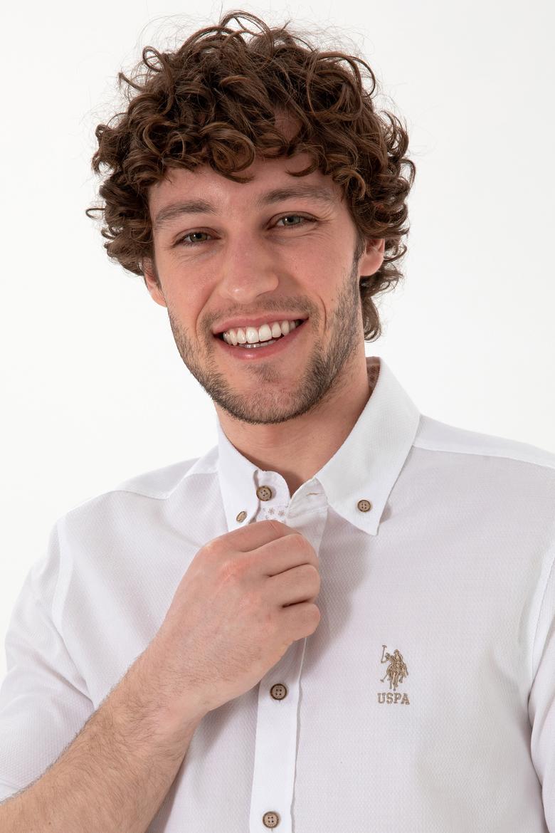 Erkek Beyaz Uzun Kollu Gömlek - 50305696009