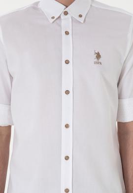 Erkek Beyaz Uzun Kollu Gömlek - 50305696009