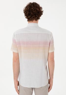 Erkek Kırmızı Kısa Kollu Gömlek - 50299814001