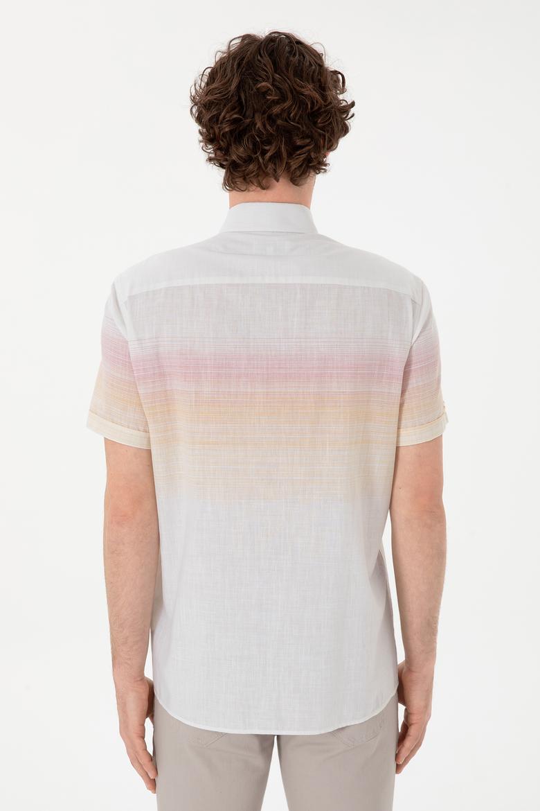 Erkek Kırmızı Kısa Kollu Gömlek - 50299814001