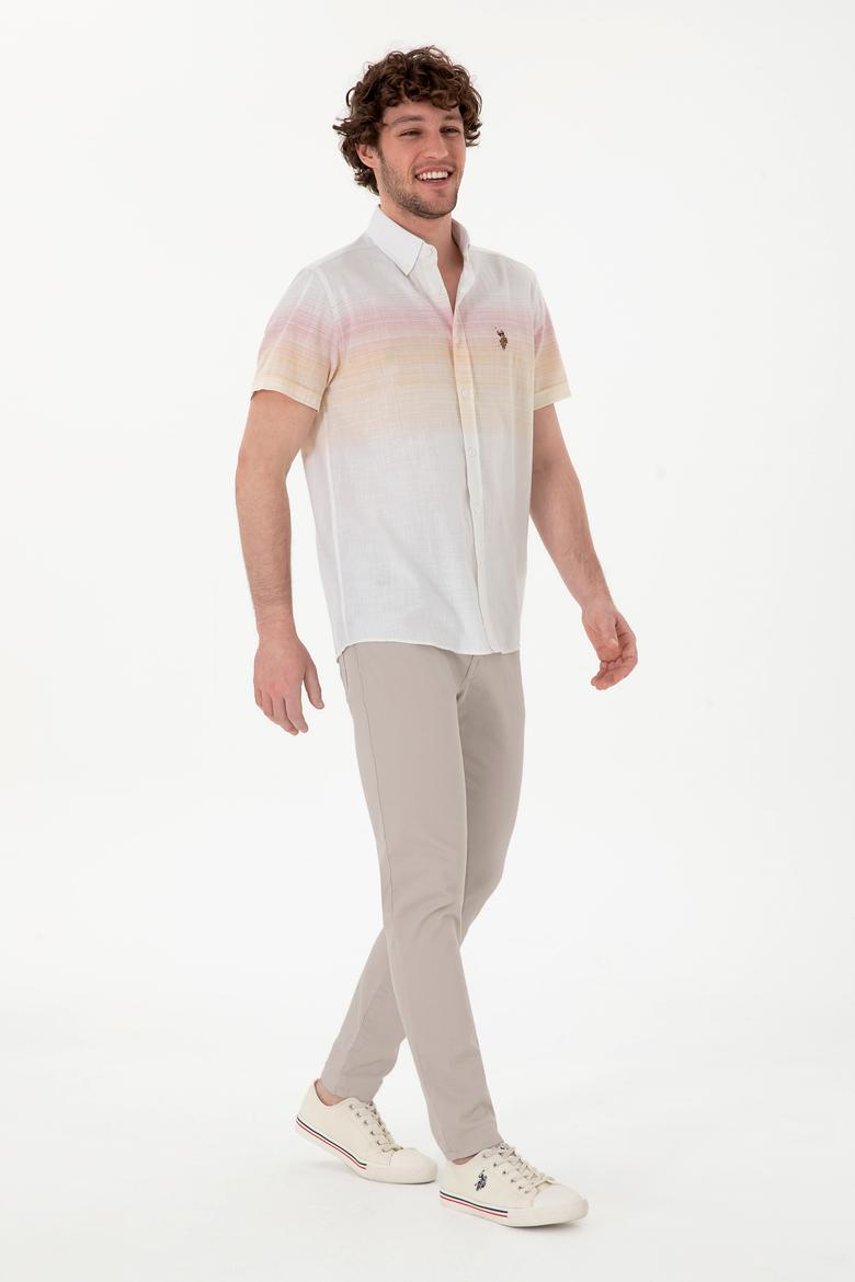 Erkek Kırmızı Kısa Kollu Gömlek - 50299814001