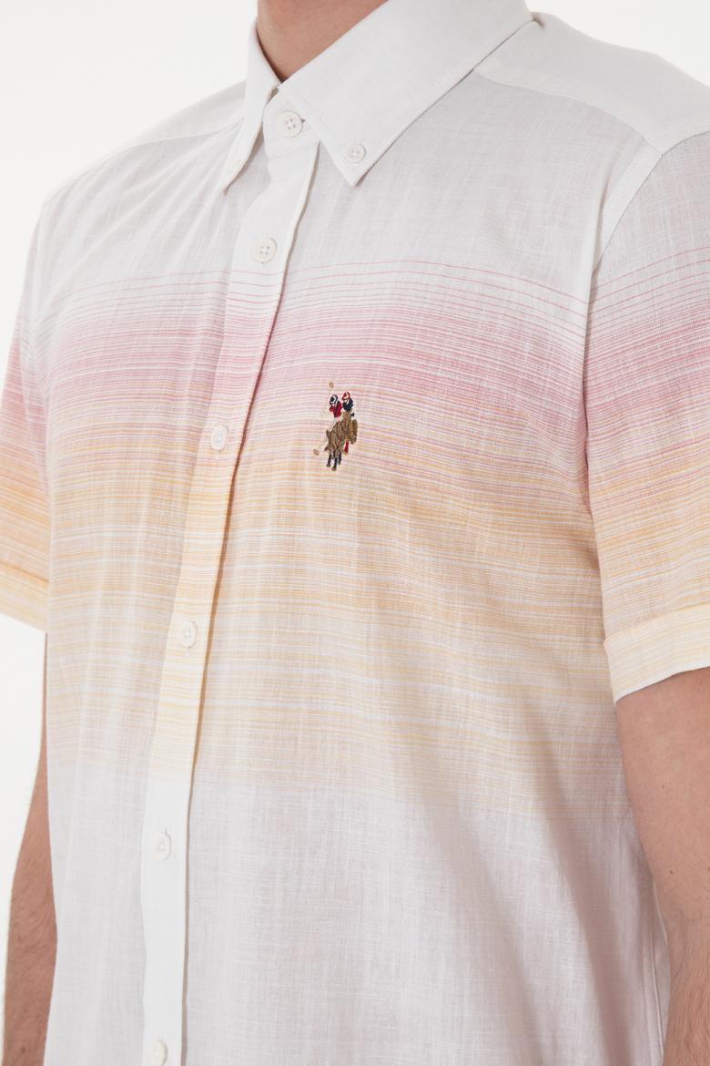 Erkek Kırmızı Kısa Kollu Gömlek - 50299814001