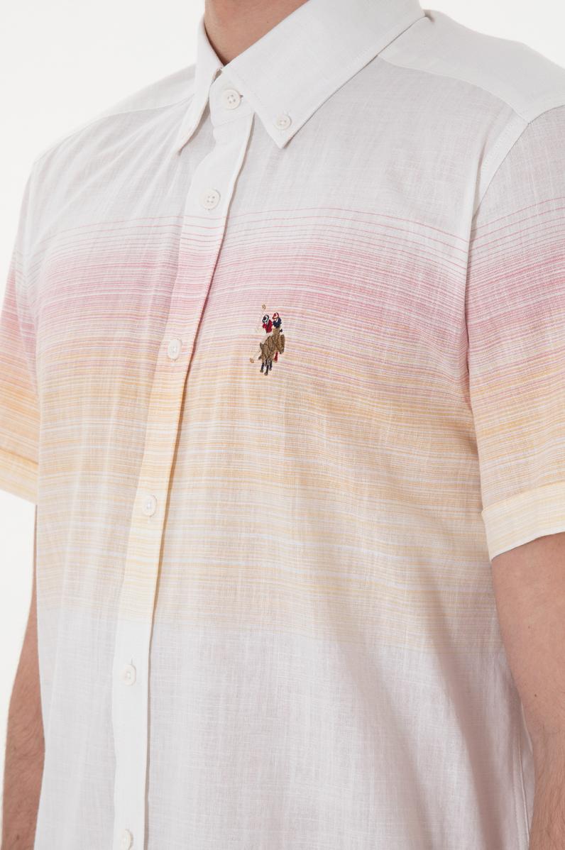 Erkek Kırmızı Kısa Kollu Gömlek