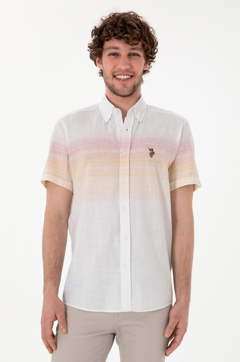 Erkek Kırmızı Kısa Kollu Gömlek