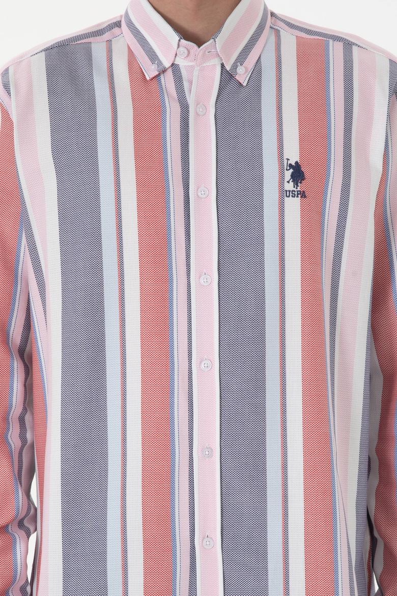 Erkek Kırmızı Uzun Kollu Gömlek - 50299787024