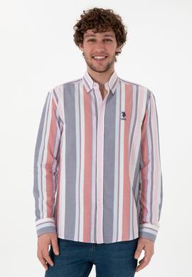 Erkek Kırmızı Uzun Kollu Gömlek - 50299787024