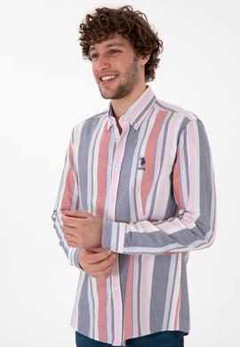 Erkek Kırmızı Uzun Kollu Gömlek - 50299787024