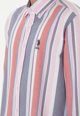 Erkek Kırmızı Uzun Kollu Gömlek - 50299787024