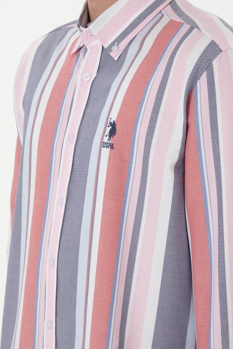 Erkek Kırmızı Uzun Kollu Gömlek - 50299787024