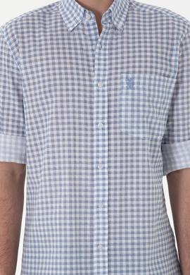 Erkek Açık Mavi Uzun Kollu Gömlek - 50300203006