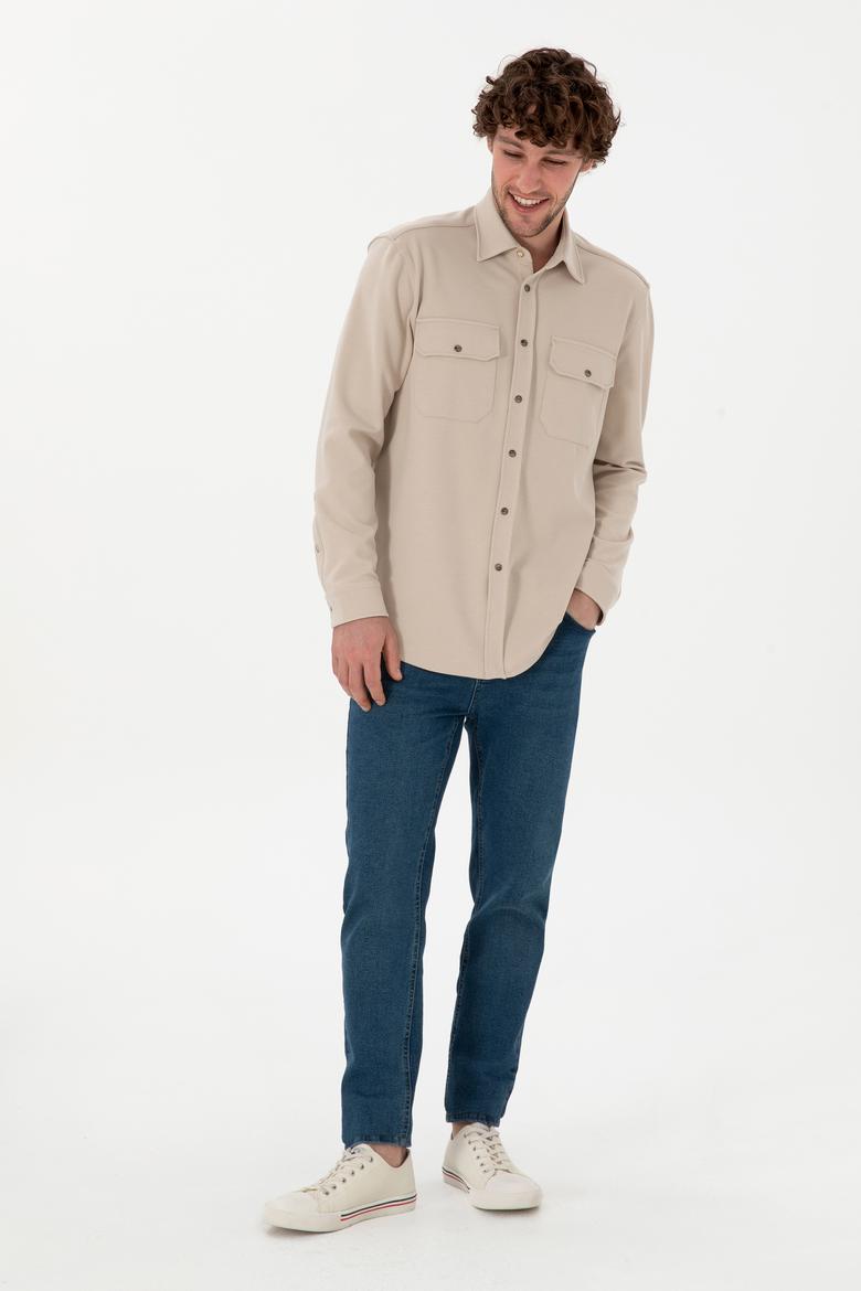 Erkek Taş Örme Gömlek - 50305605016