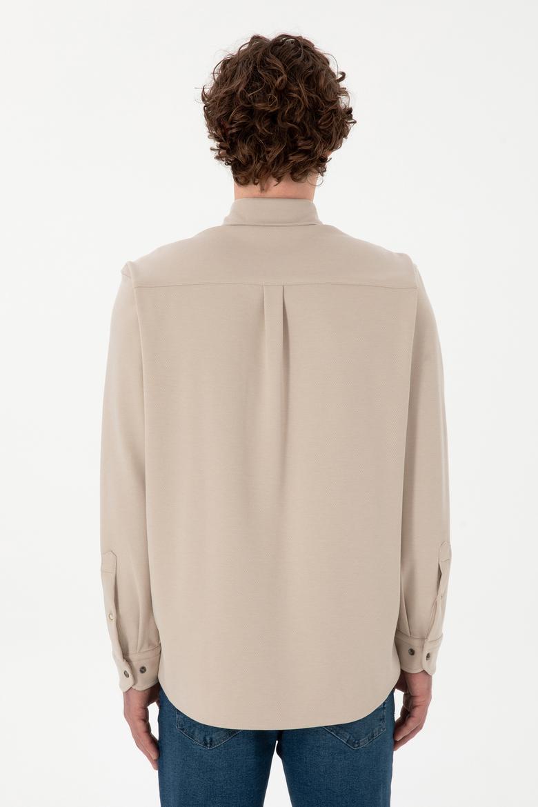 Erkek Taş Örme Gömlek - 50305605016