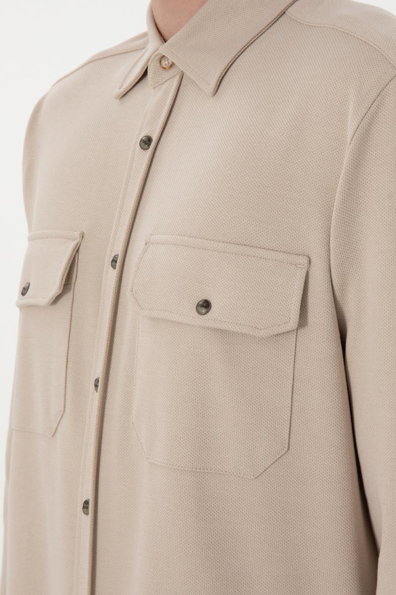 Erkek Taş Örme Gömlek - 50305605016