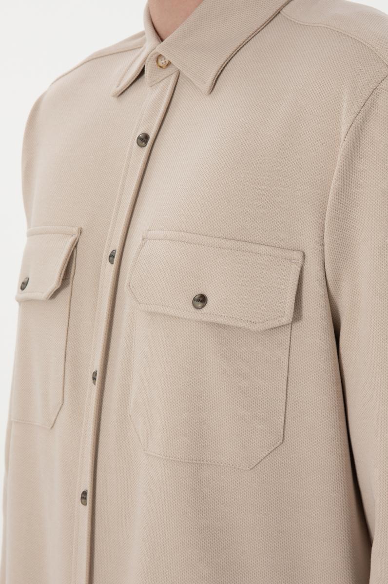 Erkek Taş Örme Gömlek