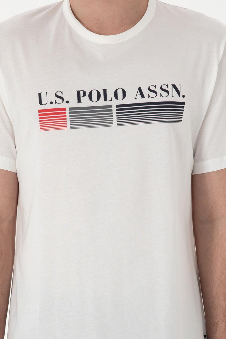 Erkek Bisiklet Yaka Beyaz Pijama Takımı - 50309195005