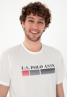 Erkek Bisiklet Yaka Beyaz Pijama Takımı - 50309195005