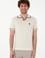 Erkek Slim Fit Polo Yaka Krem Triko Tişört