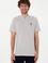 Erkek Regular Fit Hakim Yaka Açık Gri Tişört