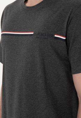 Erkek Bisiklet Yaka Antrasit Melanj Pijama Takımı - 50309174026