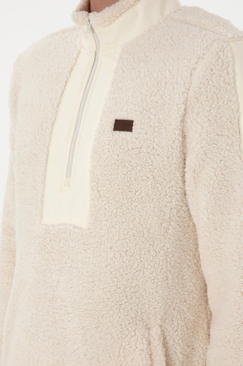 Erkek Krem Sweatshirt