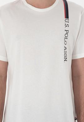 Erkek Bisiklet Yaka Beyaz Pijama Takımı - 50309355003