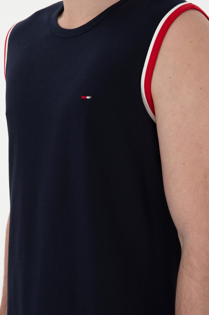 Erkek Bisiklet Yaka Lacivert Pijama Takımı