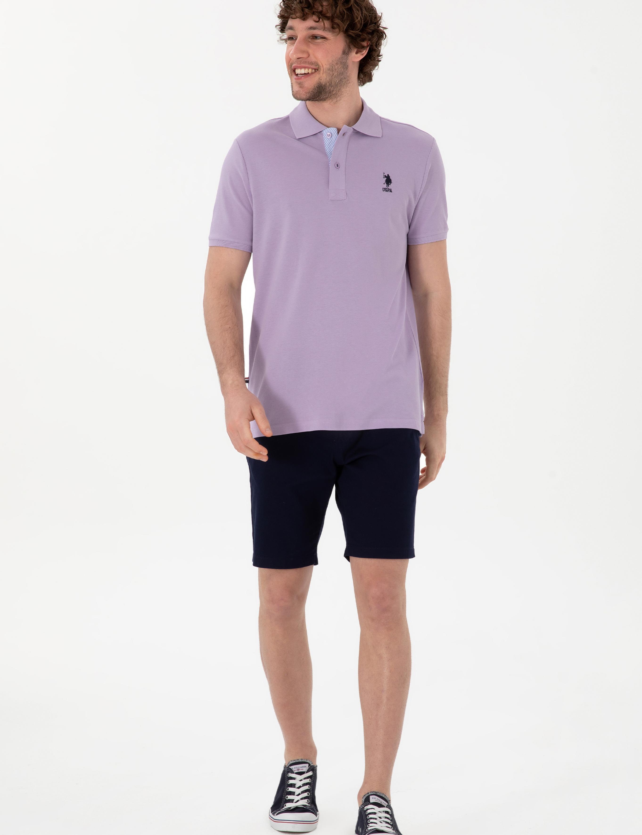 پولوشرت آستین کوتاه رگولار یقه پیراهنی مردانه یو اس پولو | U.S. Polo Assn. - تصویر 4