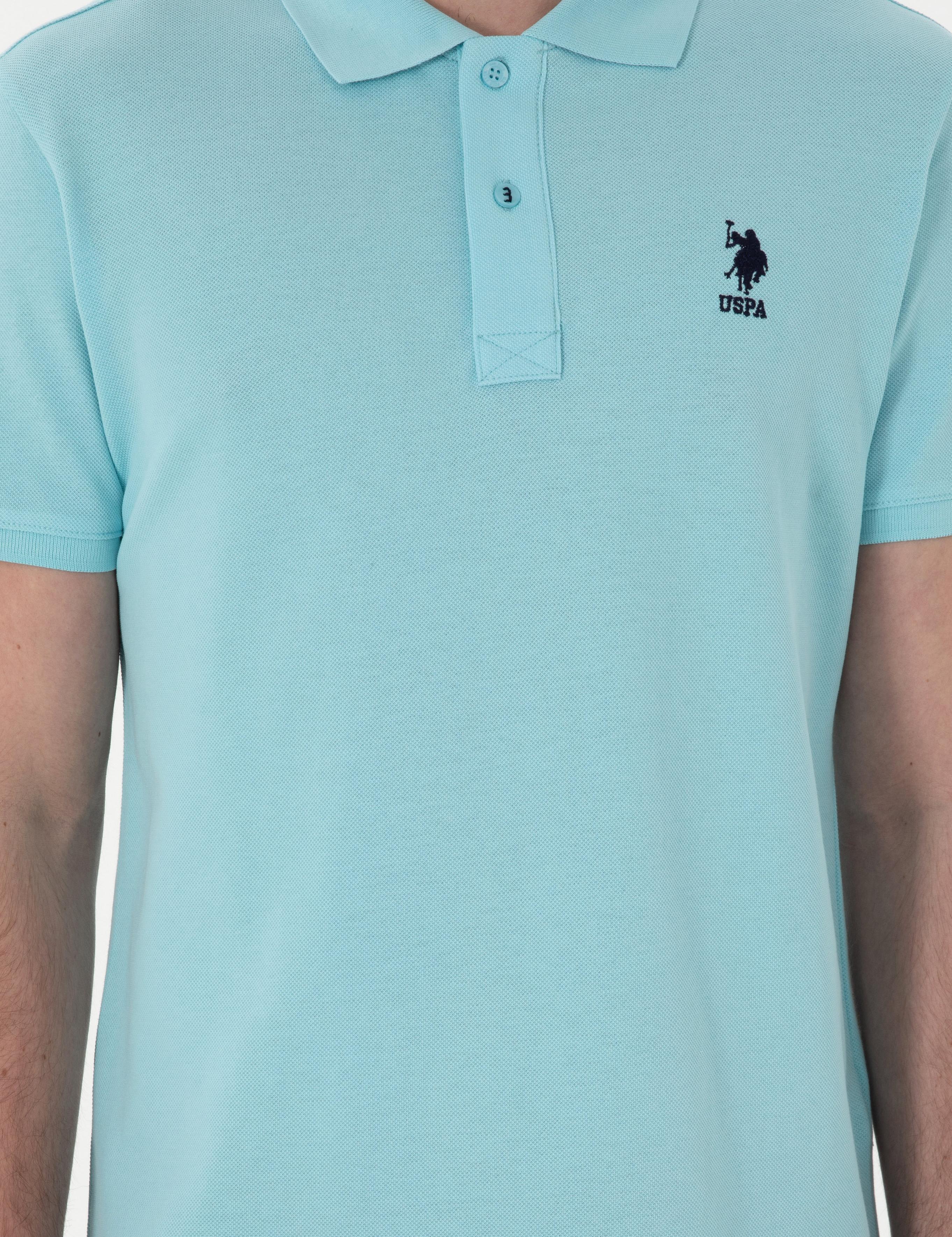 پولوشرت آستین کوتاه اندامی یقه پیراهنی مردانه یو اس پولو | U.S. Polo Assn. - تصویر 6