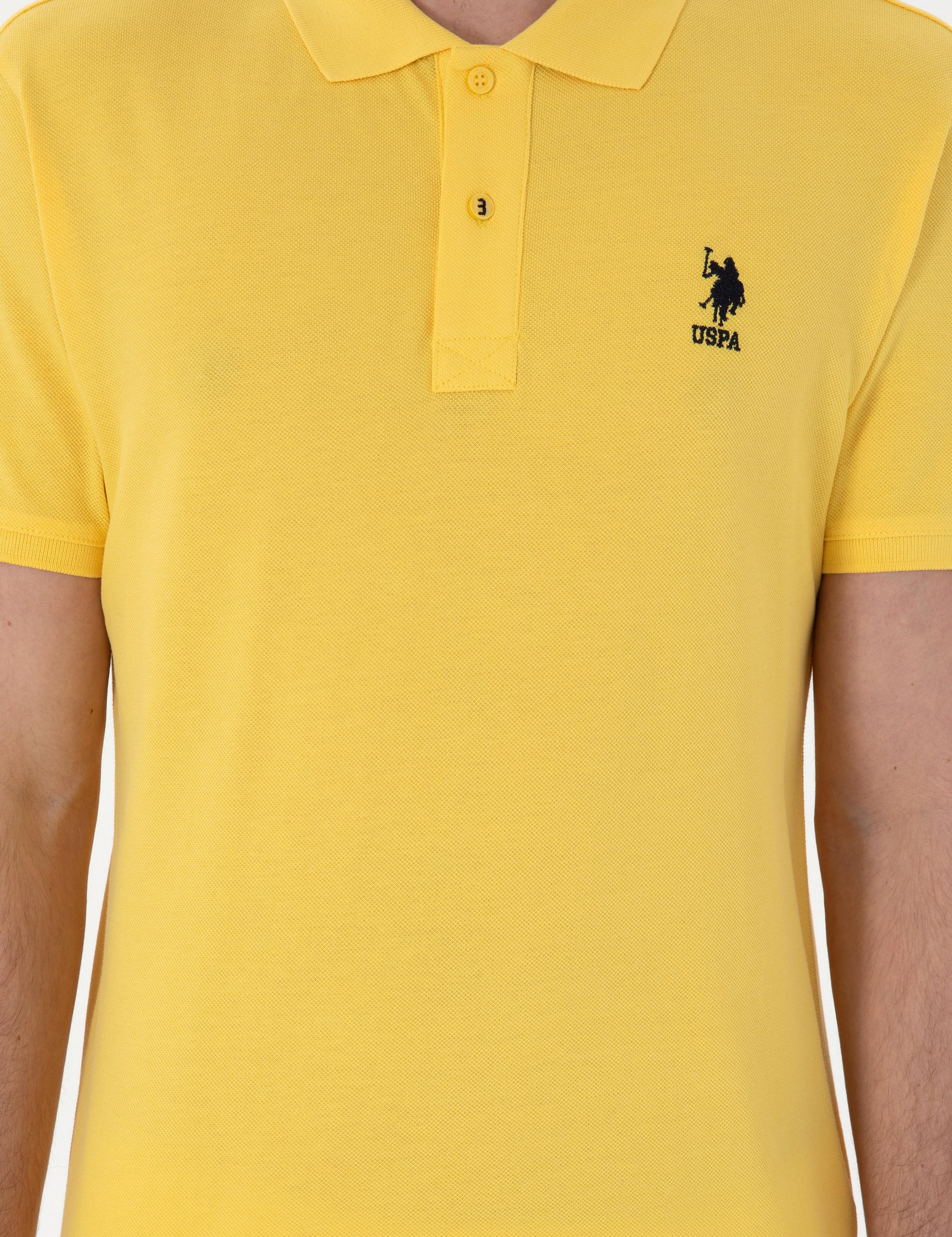 پولوشرت آستین کوتاه اندامی یقه پیراهنی مردانه یو اس پولو | U.S. Polo Assn. - تصویر 6
