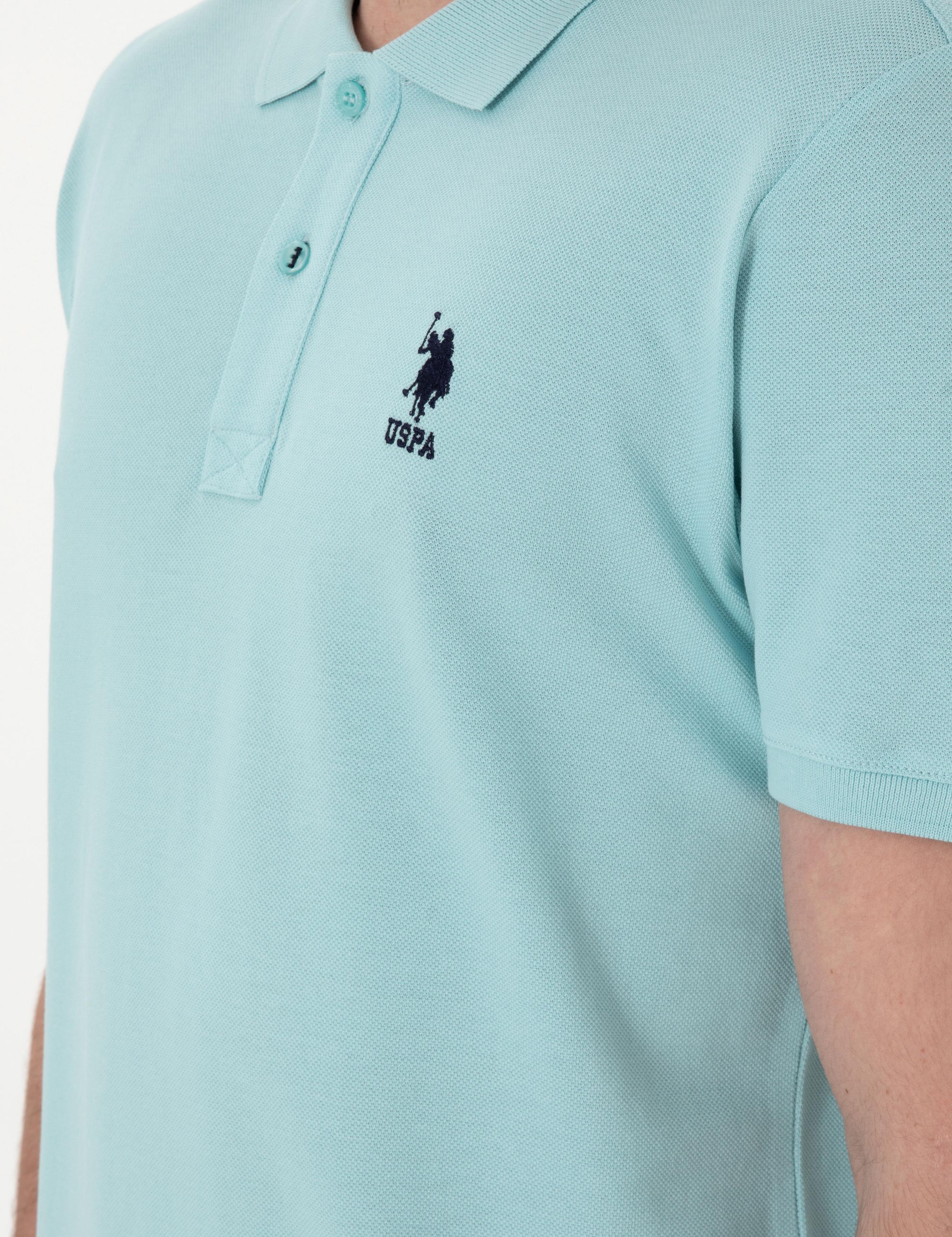 پولوشرت آستین کوتاه اندامی یقه پیراهنی مردانه یو اس پولو | U.S. Polo Assn. - تصویر 7