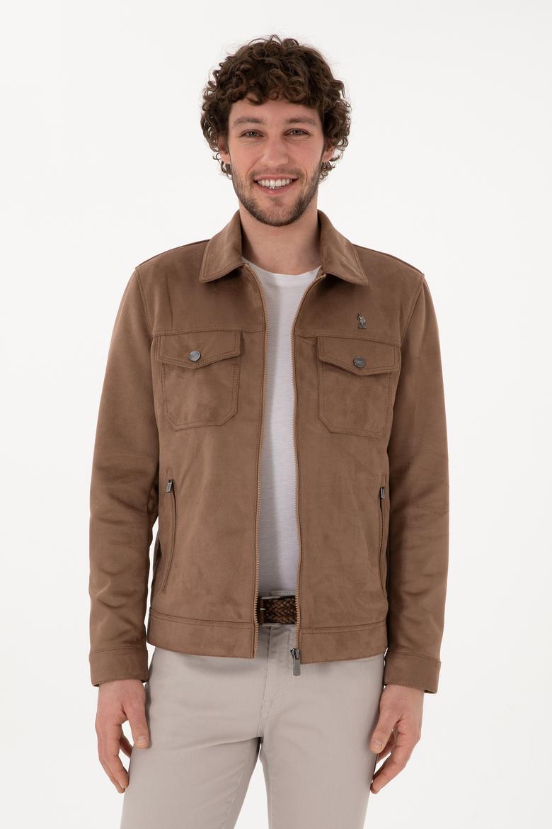 Erkek Vizon Deri Ceket