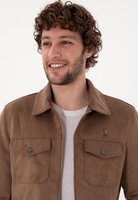 Erkek Vizon Deri Ceket - 50307421015