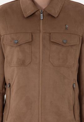 Erkek Vizon Deri Ceket - 50307421015