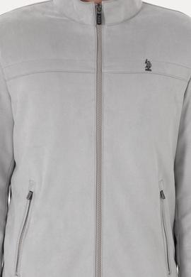 Erkek Gri Deri Ceket - 50307414025