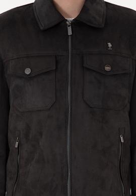 Erkek Antrasit Deri Ceket - 50307421009