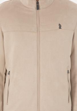 Erkek Bej Deri Ceket - 50307414014