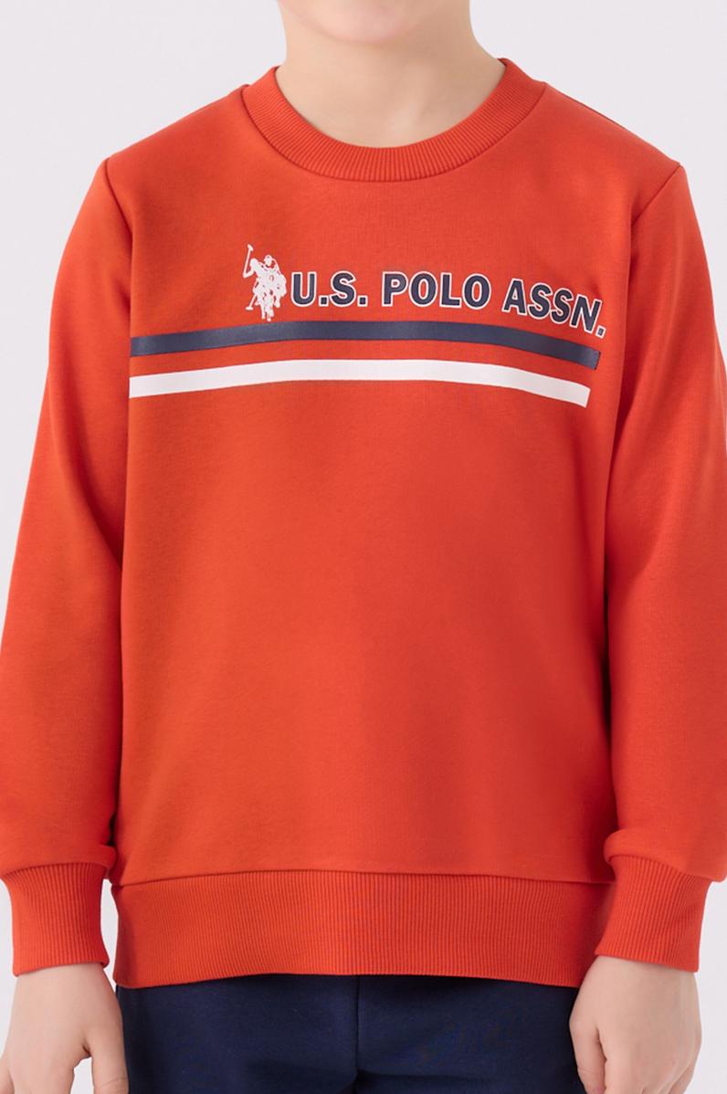 Erkek Çocuk Kiremit Pijama Takımı