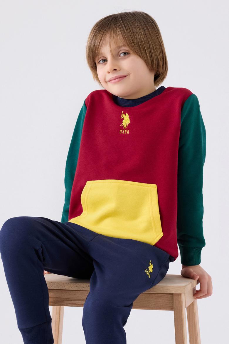 Erkek Çocuk Bordo Pijama Takımı - 50299486006